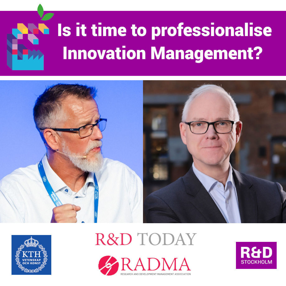 Is it time to professionalise Innovation management?