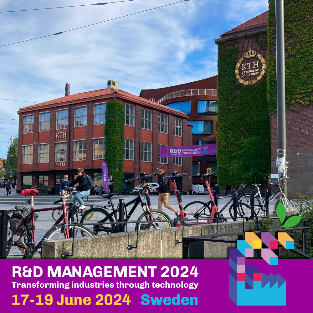 R&D Management COnference 2024 - transforming industries through technology