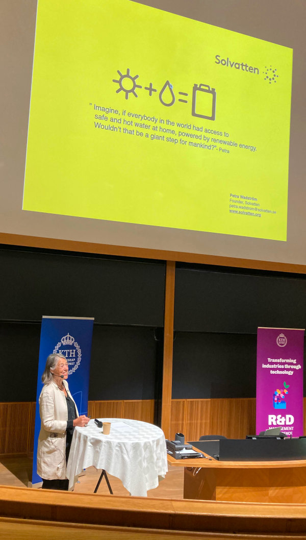Petra Wadström at the R&D Management Conference 2024