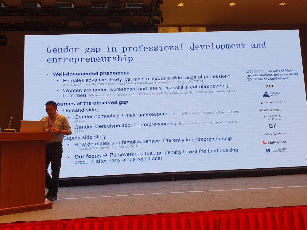 Yanbo Wang: 'Gender, Rejection and Perseverance in Grant Applications'